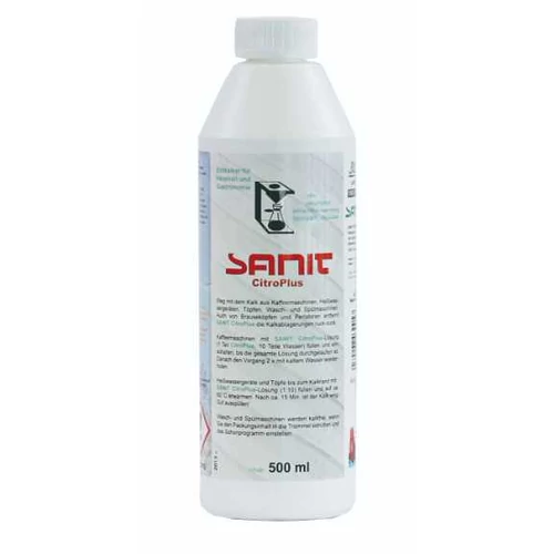 SANIT CitroPlus (citromsav) vízkőtelenítő 500 ml, 1:9 arányban